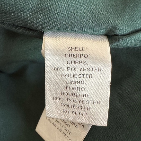 Donna Morgan Green Black Gingham Quarter Sleeve Flounce Hem Swiftie Dress Size 6 - Picture 12 of 12